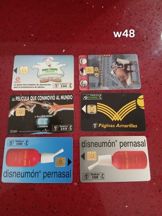 6 Carte Telefoniche Spagna