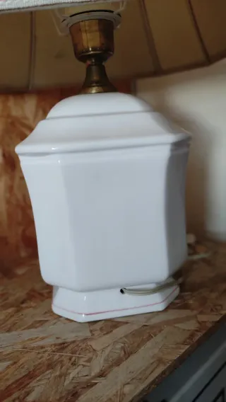 Conjuntos de 2 lámparas pintadas a mano y bordadas