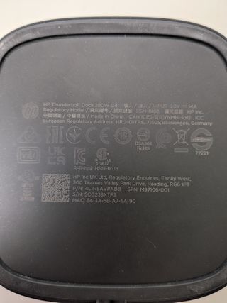 Base de conexión HP Thunderbolt 4 280W