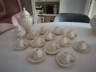 Conjunto de café de porcelana