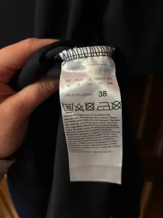 Abito blu navy con perle tg. 44