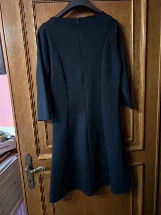 Abito blu navy con perle tg. 44