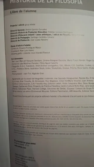 Libro HISTÒRIA DE LA FILOSOFIA 2