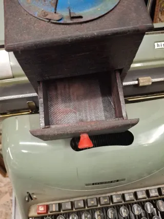 Molinillo de café Elma antiguo madera.