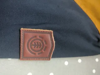 Chaqueta Elemental azul/mostaza T10