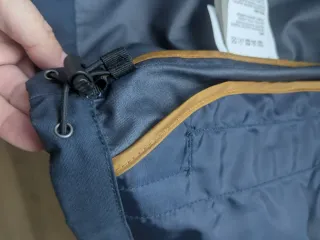 Chaqueta Elemental azul/mostaza T10