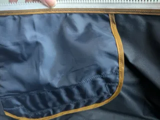 Chaqueta Elemental azul/mostaza T10