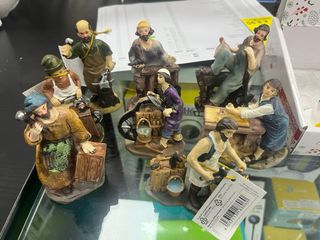 8 Personaggi Presepe Lavoratori