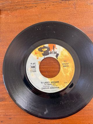 45 giri Charles Aznavour - Ed io tra di voi