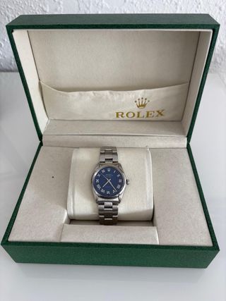 Rolex AIR KING esfera azul