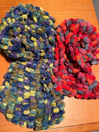 2 sciarpe e scaldacollo multicolor