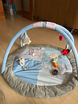 Gimnasio para bebé con su funda