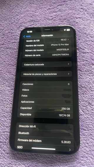 iPhone 12 Pro Max 256GB Azul/Gris