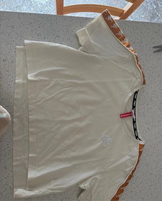 T-shirt Kappa panna/giallo