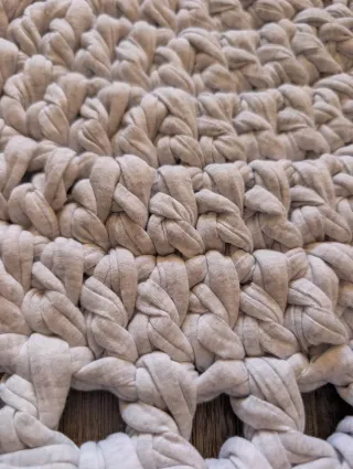 Alfombra Ovalada Tejida Artesanal