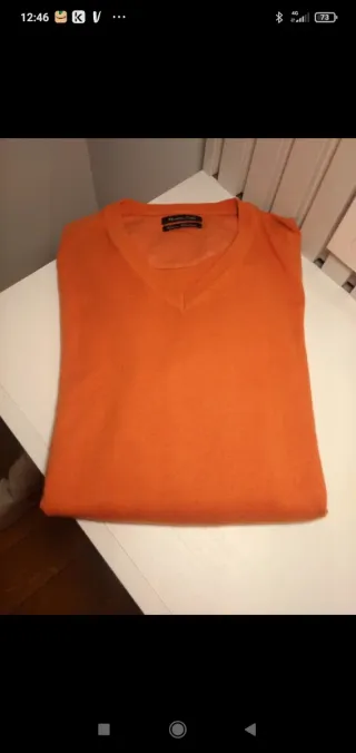 Jersey Massimo Dutti Naranja Talla XL