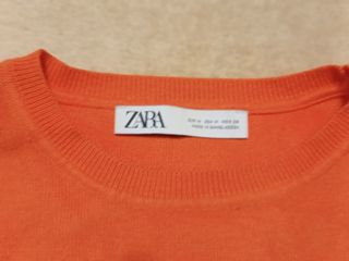 Top corto Zara naranja