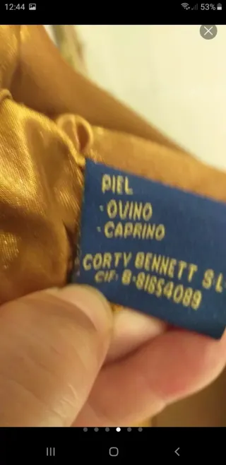 Chaquetón piel ovina peletería