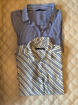 Lote 2 Camisas Sfera Talla L Rayas