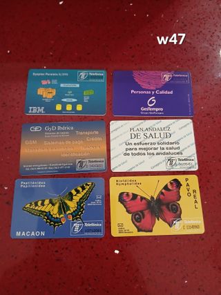6 Carte Telefoniche Spagna