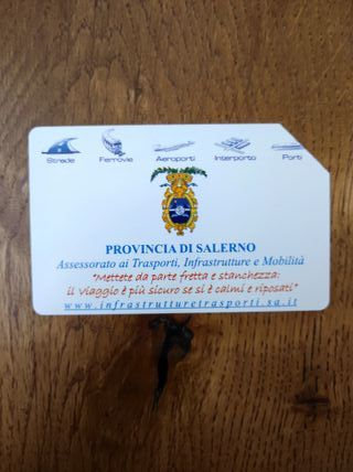 Scheda telefonica "Campagna di sicurezza stradale"