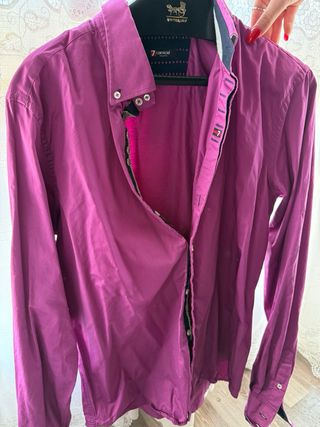 Camisa 7 Camicie Azul Talla XXL