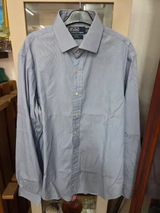 Camisa Polo Ralph Lauren Azul Rayas