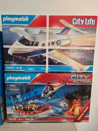 Sets Playmobil City Action y City Life