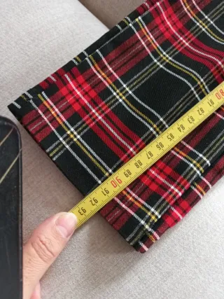 Mallas Zara Cuadros Rojos Talla M