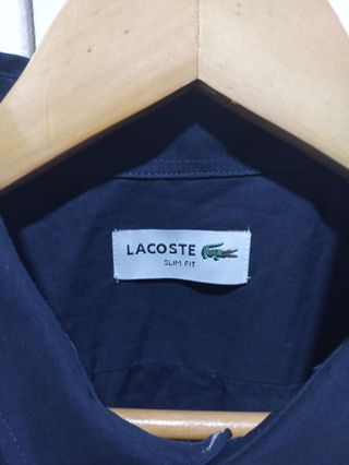 Camisa Lacoste Hombre Azul