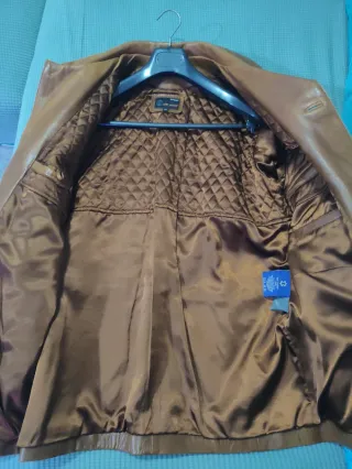 Chaqueta abrigo de piel 3/4 oveja y cabra