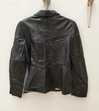 Chaqueta de cuero L Minority Negra