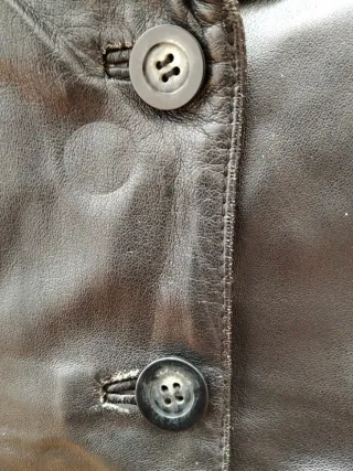 Chaqueta de cuero L Minority Negra