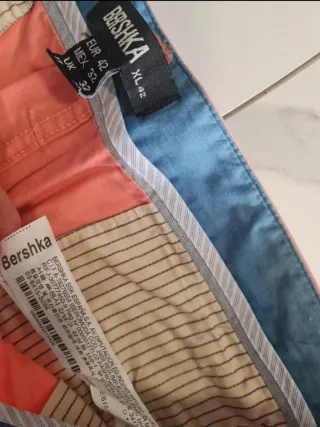 Pantalones cortos Bershka hombre talla 42