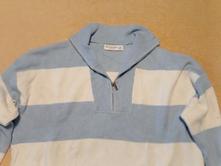 Jersey Stradivarius rayas cuello cremallera