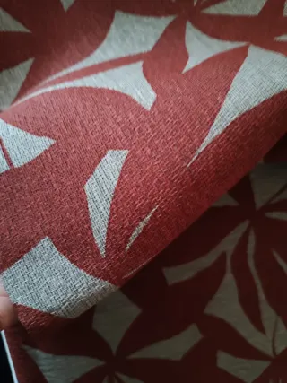 Tela retal diseño hojas