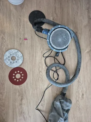 Lijadora de techo y pared con aspiración