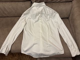 Camicia di cotone bianca, taglia XXL