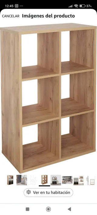 Estantería Salón RICOO Roble Marrón nuevo