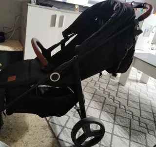 Silla de paseo XXL negra