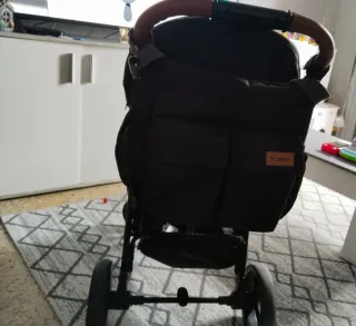 Silla de paseo XXL negra