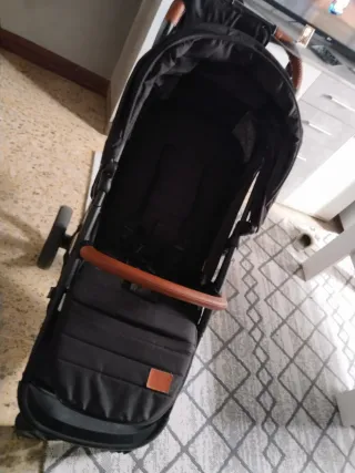 Silla de paseo XXL negra