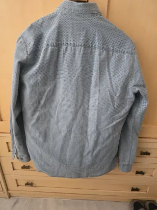 Camisa Only & Sons azul estampada