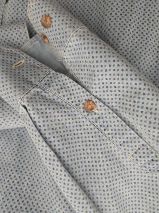 Camisa Only & Sons azul estampada