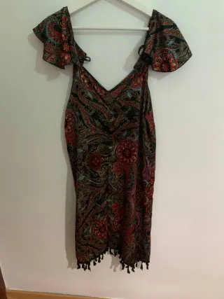 Vestido estampado mujer