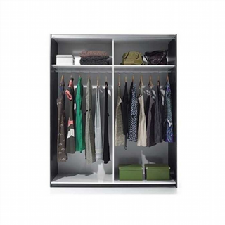 Armario 180x204x65 cm 2 Puertas Correderas. Blanc