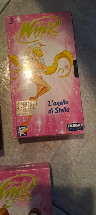 3 VHS Winx Club Prima Stagione