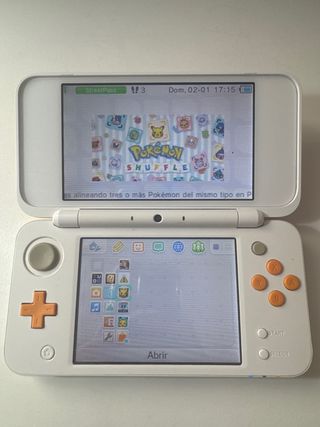 Nintendo 2DS XL Naranja y Blanca