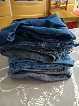 Lote 4 Pantalones Vaqueros Azules