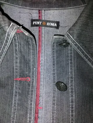 Blazer jean gris oscuro